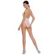 PASSION WOMAN BS088 BODYSTOCKING - WHITE ONE SIZE