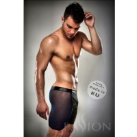 BOXER LEATHER FETISH BLACK CLEAR  BY PASSI