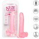 Дилдо CALEX SIZE QUEEN DILDO - PINK 20.3 CM