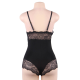 Секси боди QUEEN LINGERIE LACE SEXY TEDDY S/M