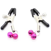 OHMAMA FETISH DOUBLE BELLS NIPPLE CLAMPS -