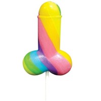 PRIDE - RAINBOW COCK LOLLIPOP LGBT
