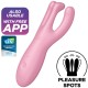 Вибратор SATISFYER THREESOME 4 VIBRATOR - PINK