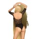 Секси боди PENTHOUSE ALL THE WAY TEDDY BLACK XL