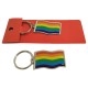 PRIDE - LGBT FLAG  KEYCHAIN