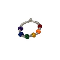 PRIDE - LGBT FLAG ROUND THREAD BRACELET