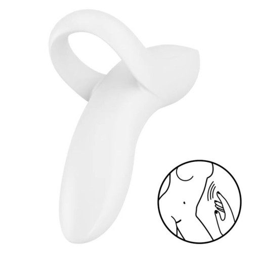 Вибратор SATISFYER BOLD LOVER FINGER VIBRATOR - WHITE