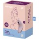 Вибратор SATISFYER VULVA LOVER 1 AIR PULSE STIMULATOR & VIBRATOR - VIOLET