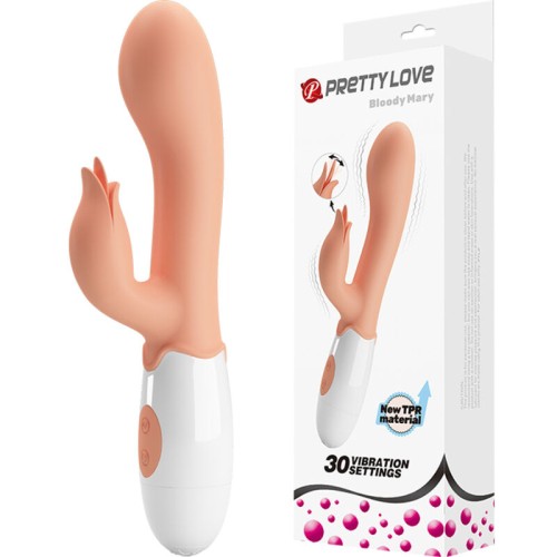 Вибратор PRETTY LOVE - BLOODY MARY VIBRATOR WITH STIMULATOR