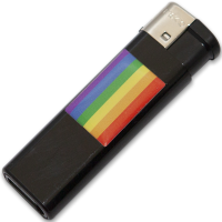 PRIDE - LIGHTER BLACK WITH LGBT FLAG