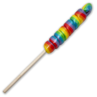 PRIDE - LOLLIPOP CONE SMALL WITH THE LGBT 