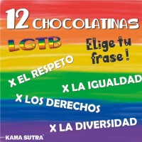 PRIDE - BOX OF 12 CHOCOLATE BARS WITH THE 
