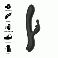 BLACK&SILVER - JAMIE RECHARGEABLE SILICONE