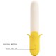 PRETTY LOVE - BANANA GEEK SUPER POWER 7 VIBRATION SETTINGS UP&DOWN SILICONE BLACK