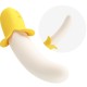 PRETTY LOVE - BANANA GEEK SUPER POWER 7 VIBRATION SETTINGS UP&DOWN SILICONE BLACK