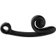 Вибратор SNAIL VIBE - CURVE VIBRATOR BLACK