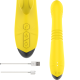 Вибратор INTENSE - IGGY MULTIFUNCTION RECHARGEABLE VIBRATOR UP & DOWN WITH CLITORAL STIMULATOR YELLOW