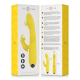 Вибратор INTENSE - IGGY MULTIFUNCTION RECHARGEABLE VIBRATOR UP & DOWN WITH CLITORAL STIMULATOR YELLOW