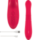 Вибратор INTENSE - DUA MULTIFUNCTION RECHARGEABLE VIBRATOR UP & DOWN WITH RED TONGUE