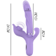 Вибратор INTENSE - BILLIE MULTIFUNCTION RECHARGEABLE VIBRATOR SUCTION & PULSING PURPLE