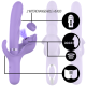 Вибратор INTENSE - BILLIE MULTIFUNCTION RECHARGEABLE VIBRATOR SUCTION & PULSING PURPLE