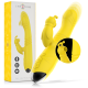 Вибратор INTENSE - IGGY MULTIFUNCTION RECHARGEABLE VIBRATOR UP & DOWN WITH CLITORAL STIMULATOR YELLOW