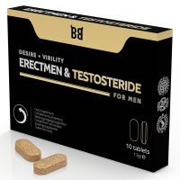 BLACKBULL BY SPARTAN™ - ERECTMEN & TESTOSTERIDE POWER AND TESTOSTERONE FOR MEN 10 C PSULAS