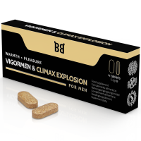 BLACKBULL BY SPARTAN™ - VIGORMEN & CLIMAX EXPLOSION GREATER PLEASURE FOR MEN 4 C PSULAS