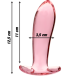 Анален разширител NEBULA SERIES BY IBIZA™ - MODEL 5 ANAL PLUG BOROSILICATE GLASS 12.5 X 3.5 CM PINK