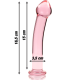 Дилдо NEBULA SERIES BY IBIZA™ - MODEL 11 DILDO BOROSILICATE GLASS 16 X 3 CM PINK