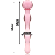 Дилдо NEBULA SERIES BY IBIZA™ - MODEL 13 DILDO BOROSILICATE GLASS 18 X 3.5 CM PINK