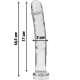 Дилдо NEBULA SERIES BY IBIZA™ - MODEL 16 DILDO BOROSILICATE GLASS 18.5 X 3 CM CLEAR