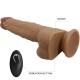 Дилдо PRETTY LOVE - DILDO JONATHAN SILICONE 3 VIBRATION + 3 THRUSTING FUNCTIONS REMOTE CONTROL 21 CM