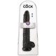 KING COCK - REALISTIC PENIS WITH BALLS 30.5 CM BLACK