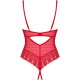 Бельо OBSESSIVE - INGRIDIA CROTCHLESS RED XS/S