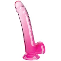 Дилдо KING COCK CLEAR - DILDO WITH TESTICL