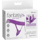 Вибратор FANTASY FOR HER - BUTTERFLY HARNESS G-SPOT WITH VIBRATOR, RECHARGEABLE & REMOTE CONTROL VIOLET