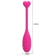 Вибро яйце PRETTY LOVE - APP CONTROLLED PINK FISHER VIBRATING EGG