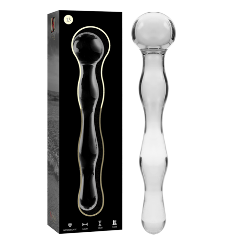 Дилдо NEBULA SERIES BY IBIZA™ - MODEL 13 DILDO BOROSILICATE GLASS 18 X 3.5 CM CLEAR