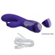 Вибратор PRETTY LOVE - CERBERUS YOUTH VIOLET RABBIT VIBRATOR