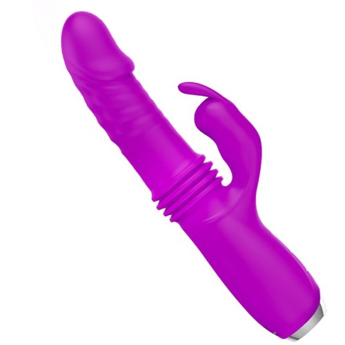 Вибратор PRETTY LOVE - DOROTHY PURPLE RECHARGEABLE RABBIT VIBRATOR