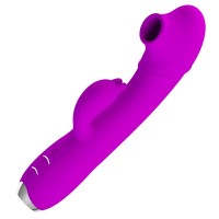 Вибратор PRETTY LOVE - REGINA RECHARGEABLE VIBRATOR-SUCKER PURPLE