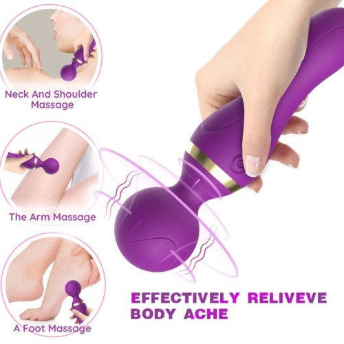 Вибратор ARMONY - FREEZA MASSAGER & VIBRATOR SUPER FLEXIBLE HEAD PURPLE