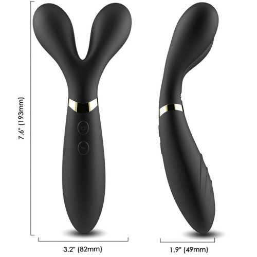 Вибратор ARMONY - Y-WAND MASSAGER & VIBRATOR DOUBLE HEAD BLACK