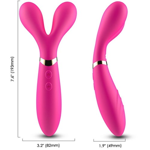 Вибратор ARMONY - Y-WAND MASSAGER & VIBRATOR DOUBLE HEAD FUCHSIA