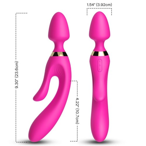 Вибратор ARMONY - MASSAGER & VIBRATOR RABBIT FUCHSIA