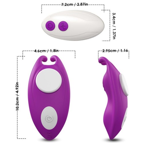 Вибратор ARMONY - HONEYBEE WEARABLE PANTIES VIBRATOR G-SPOT REMOTE CONTROL PURPLE