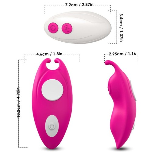 Вибратор ARMONY - HONEYBEE WEARABLE PANTIES VIBRATOR G-SPOT REMOTE CONTROL FUCHSIA