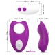 Вибратор ARMONY - BUTTERFLY WEARABLE PANTIES VIBRATOR REMOTE CONTROL PURPLE