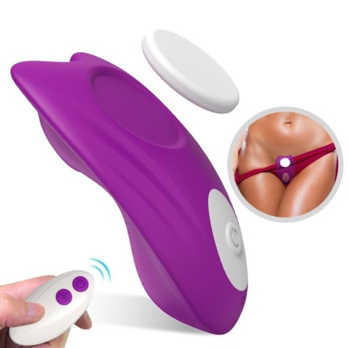 Вибратор ARMONY - BUTTERFLY WEARABLE PANTIES VIBRATOR REMOTE CONTROL PURPLE